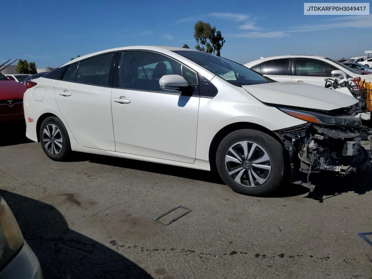 2017 Toyota Prius Prime VIN: JTDKARFP0H3049417 Lot: 72599814