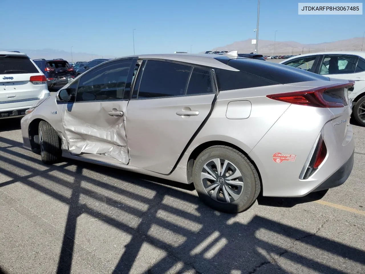 2017 Toyota Prius Prime VIN: JTDKARFP8H3067485 Lot: 72611024