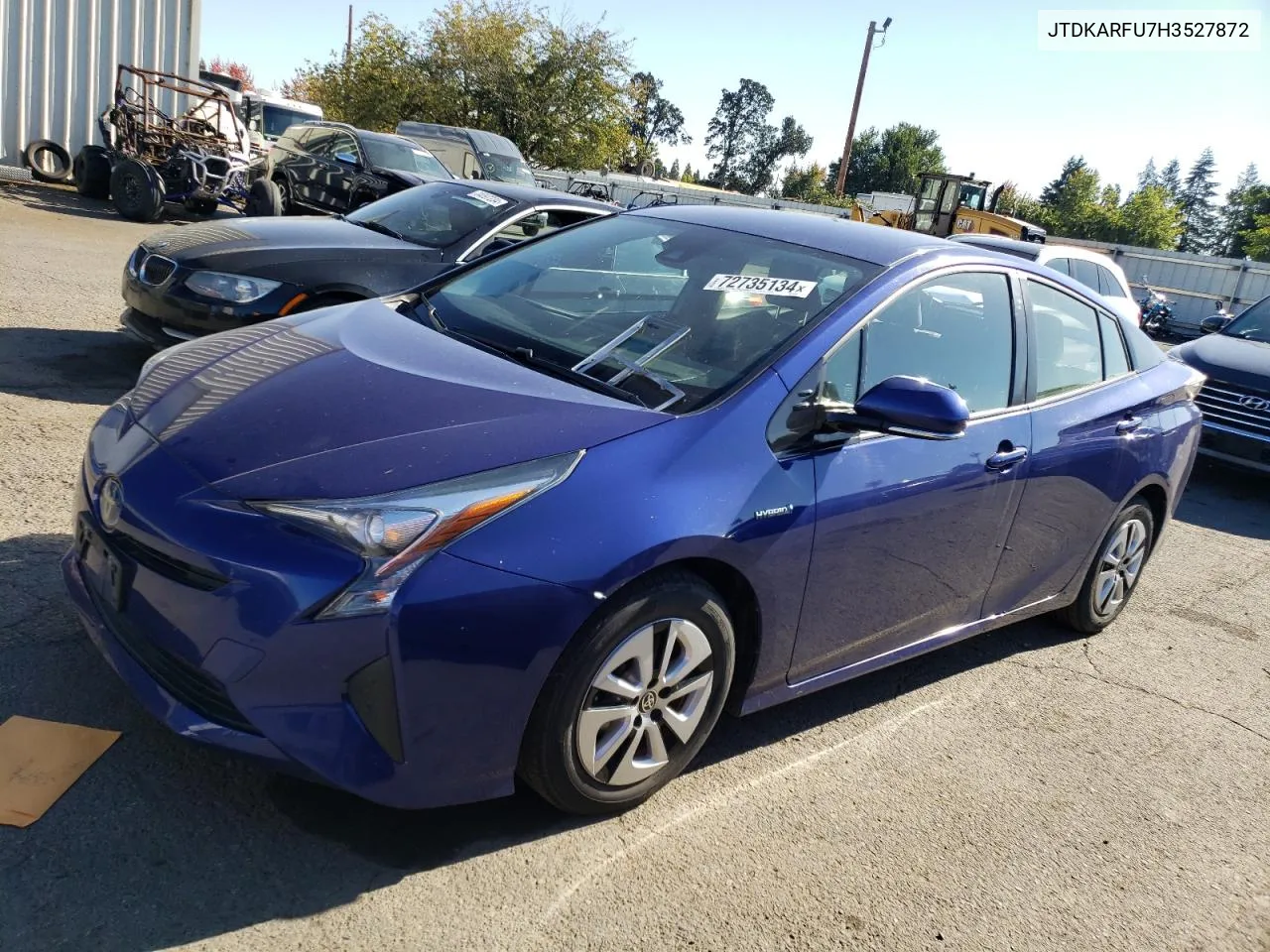 2017 Toyota Prius VIN: JTDKARFU7H3527872 Lot: 72735134