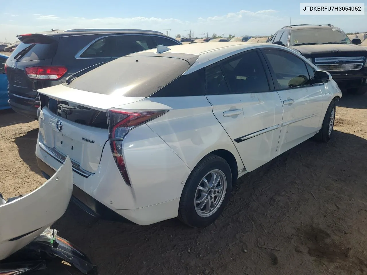 2017 Toyota Prius VIN: JTDKBRFU7H3054052 Lot: 72755074