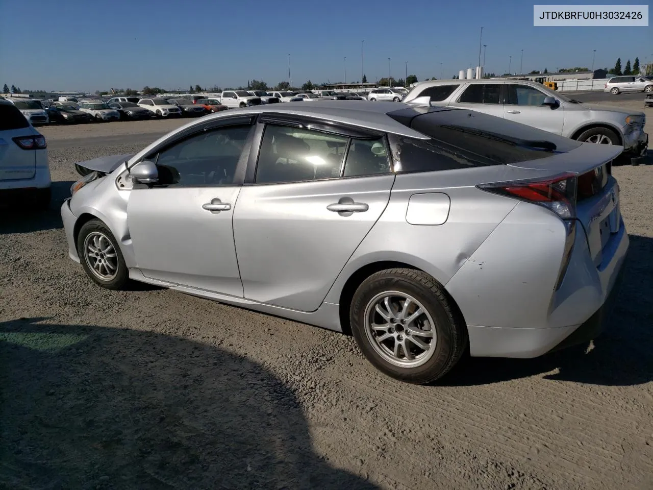 2017 Toyota Prius VIN: JTDKBRFU0H3032426 Lot: 72862034