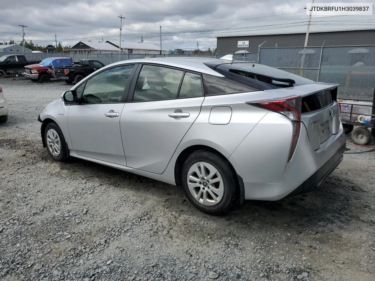 2017 Toyota Prius VIN: JTDKBRFU1H3039837 Lot: 72887014