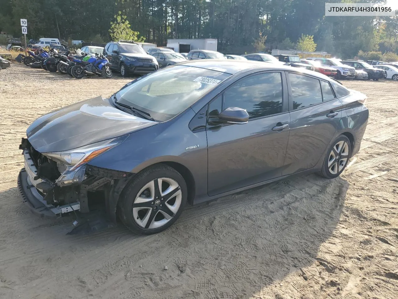 2017 Toyota Prius VIN: JTDKARFU4H3041956 Lot: 73025374