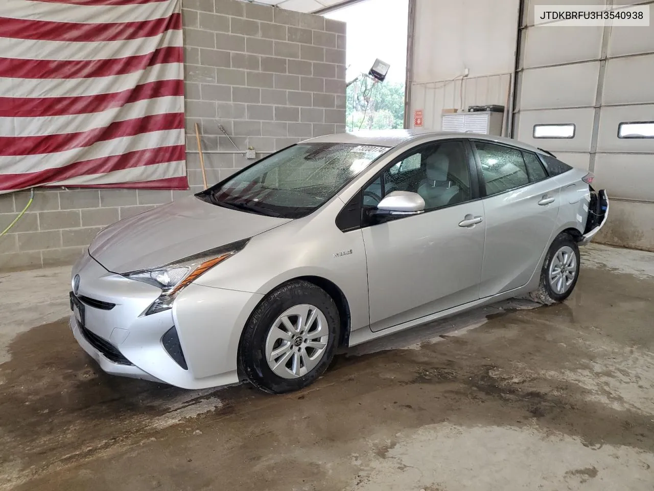 2017 Toyota Prius VIN: JTDKBRFU3H3540938 Lot: 73200174