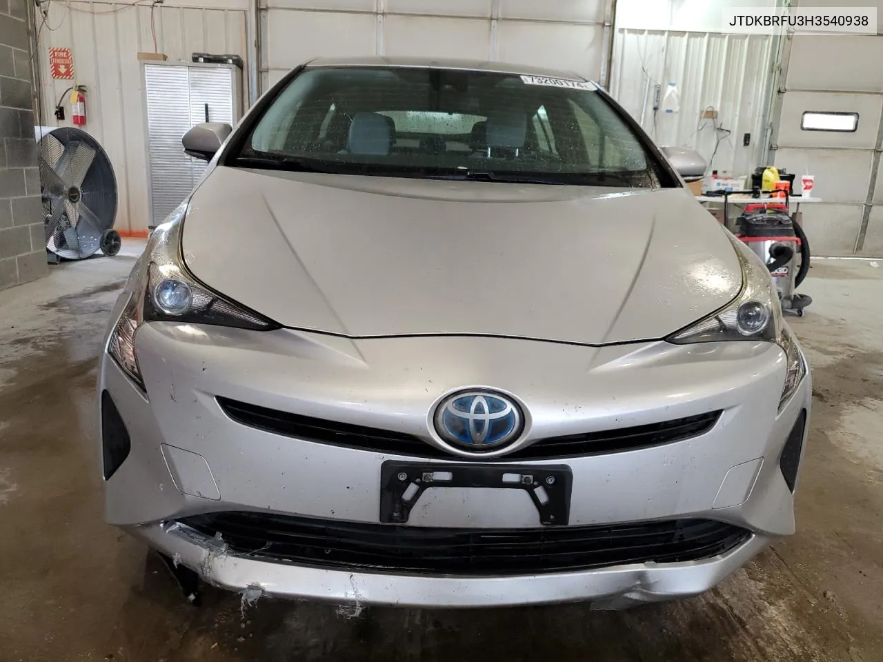 2017 Toyota Prius VIN: JTDKBRFU3H3540938 Lot: 73200174