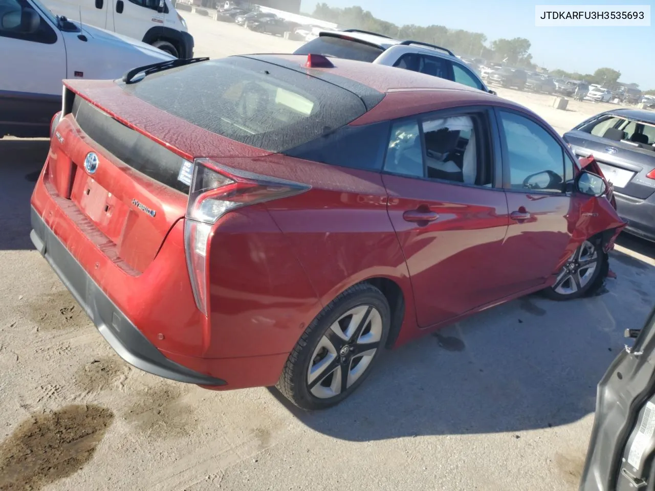 JTDKARFU3H3535693 2017 Toyota Prius