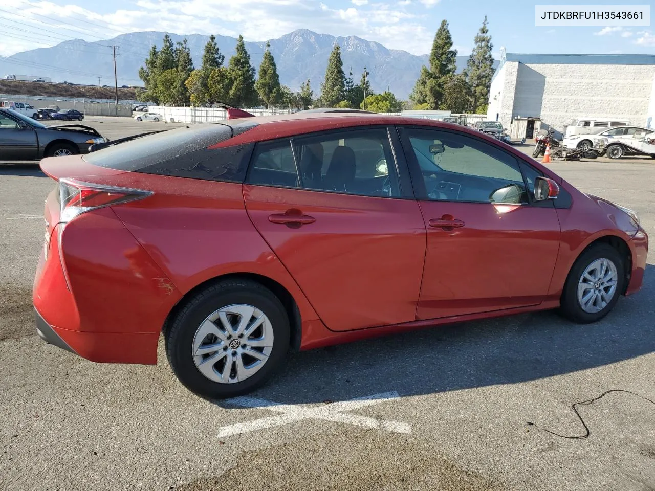 2017 Toyota Prius VIN: JTDKBRFU1H3543661 Lot: 73632074