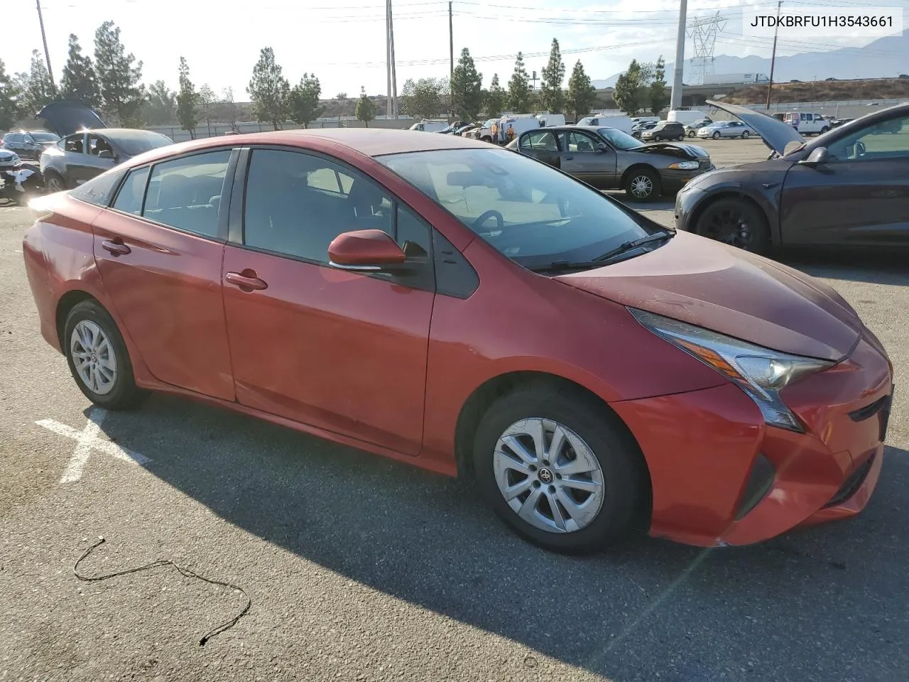 2017 Toyota Prius VIN: JTDKBRFU1H3543661 Lot: 73632074