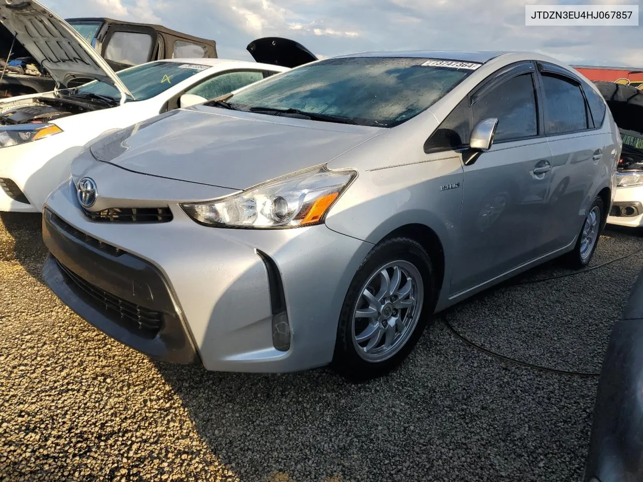 2017 Toyota Prius V VIN: JTDZN3EU4HJ067857 Lot: 73747364