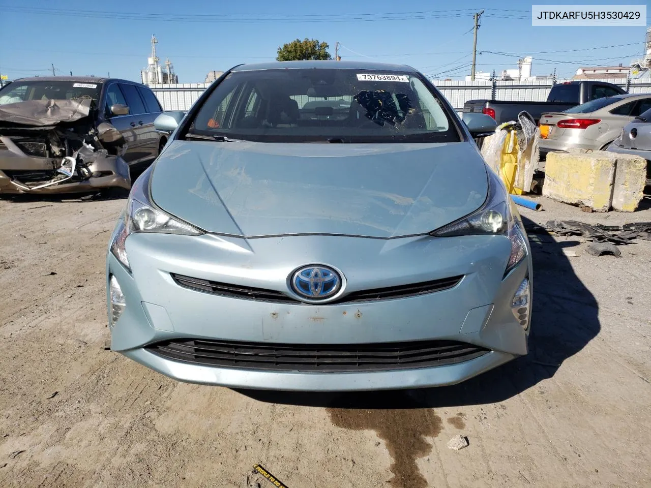 2017 Toyota Prius VIN: JTDKARFU5H3530429 Lot: 73763894