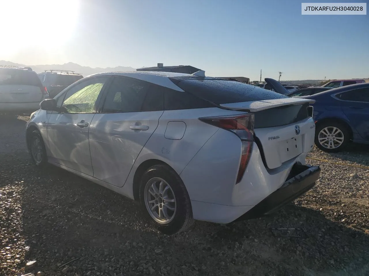 2017 Toyota Prius VIN: JTDKARFU2H3040028 Lot: 73779664