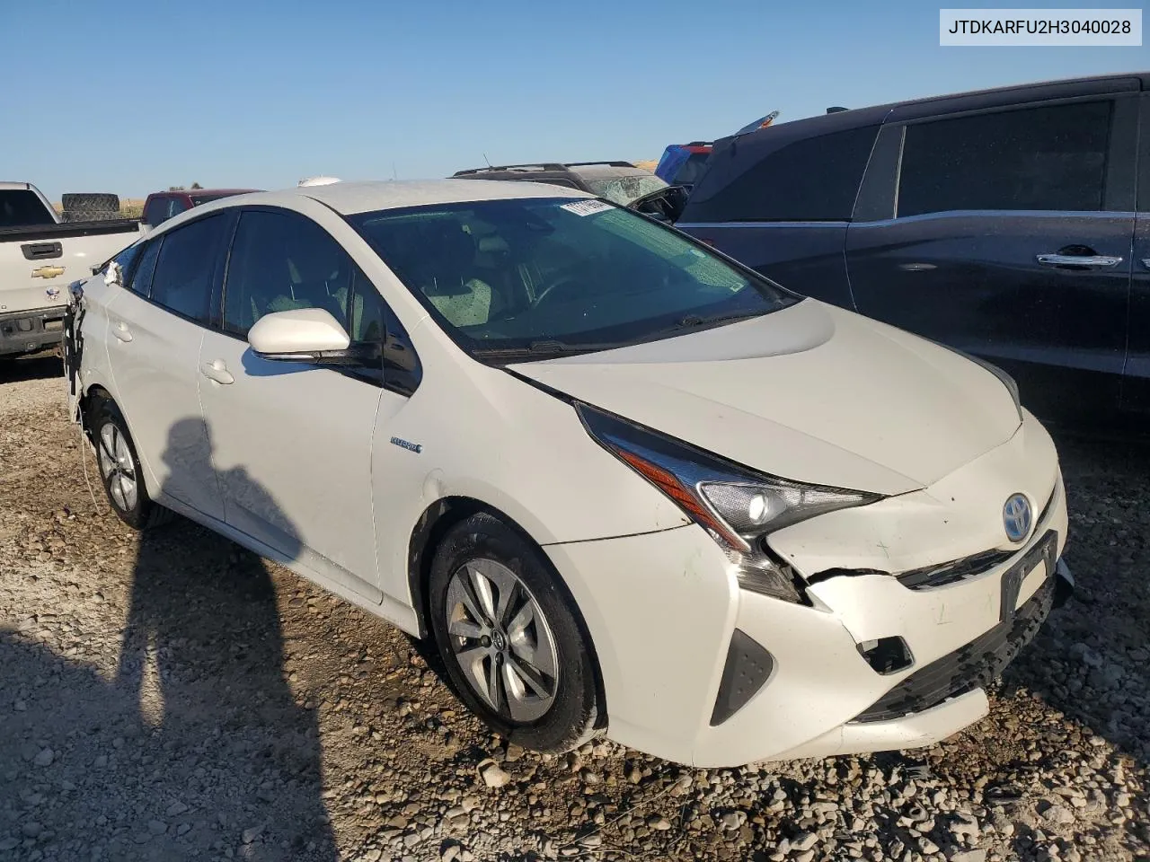 2017 Toyota Prius VIN: JTDKARFU2H3040028 Lot: 73779664