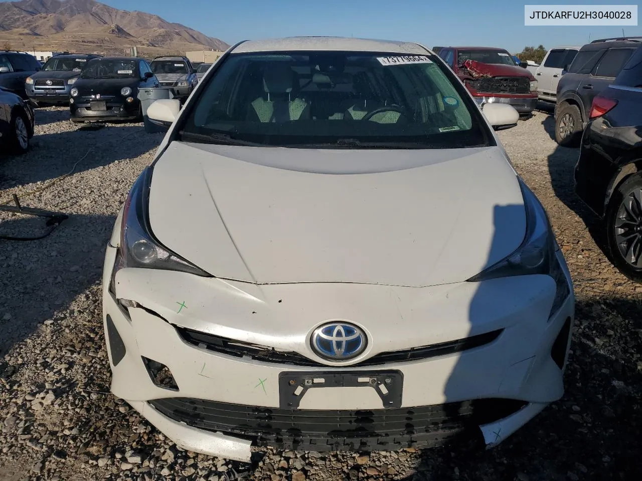 2017 Toyota Prius VIN: JTDKARFU2H3040028 Lot: 73779664