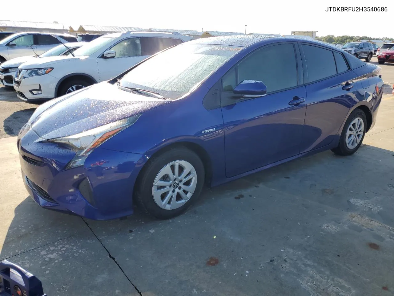 2017 Toyota Prius VIN: JTDKBRFU2H3540686 Lot: 73807654