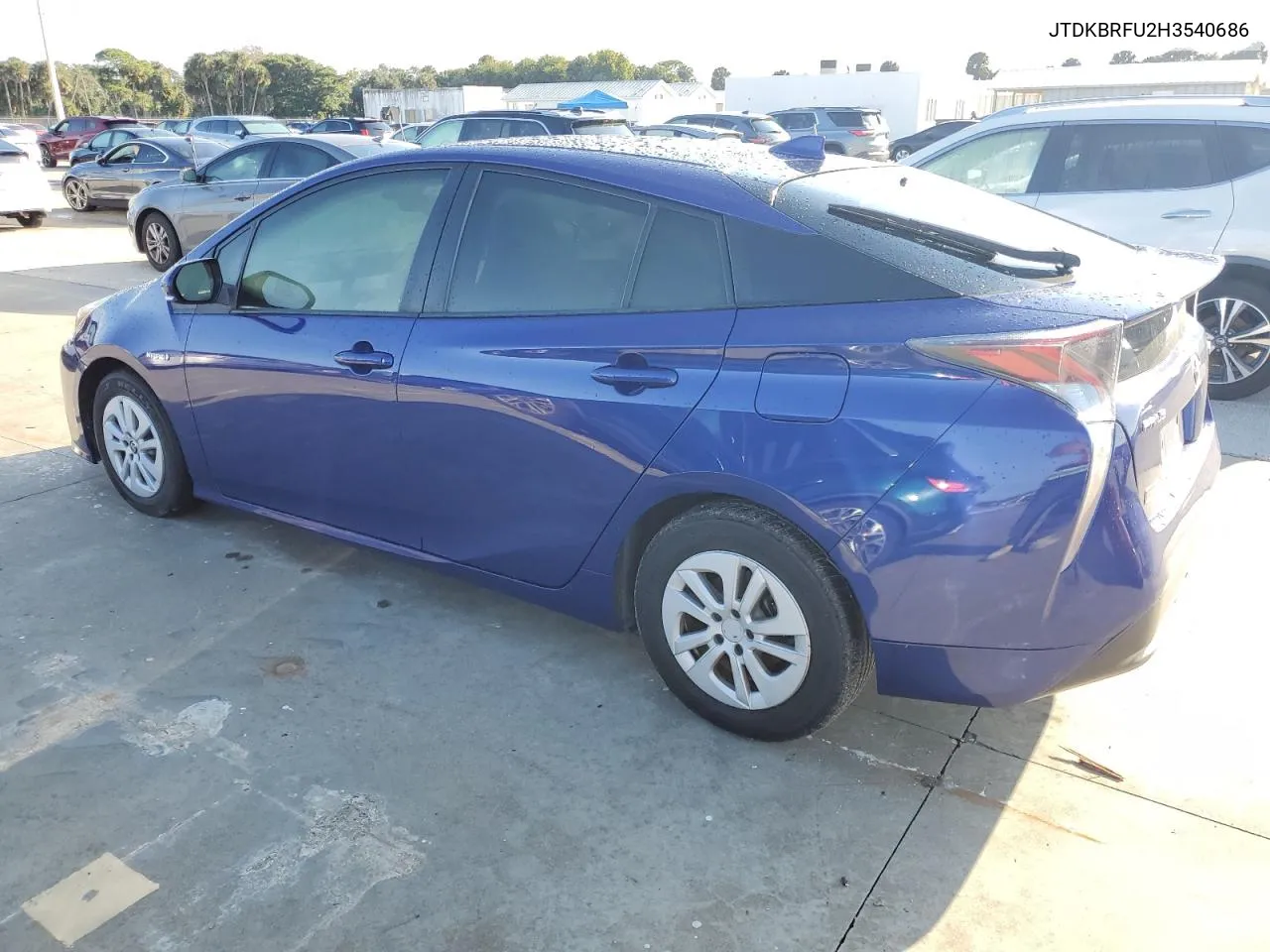 2017 Toyota Prius VIN: JTDKBRFU2H3540686 Lot: 73807654