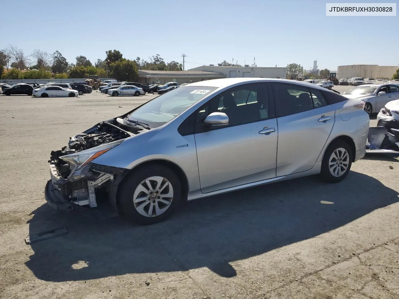 2017 Toyota Prius VIN: JTDKBRFUXH3030828 Lot: 73811454