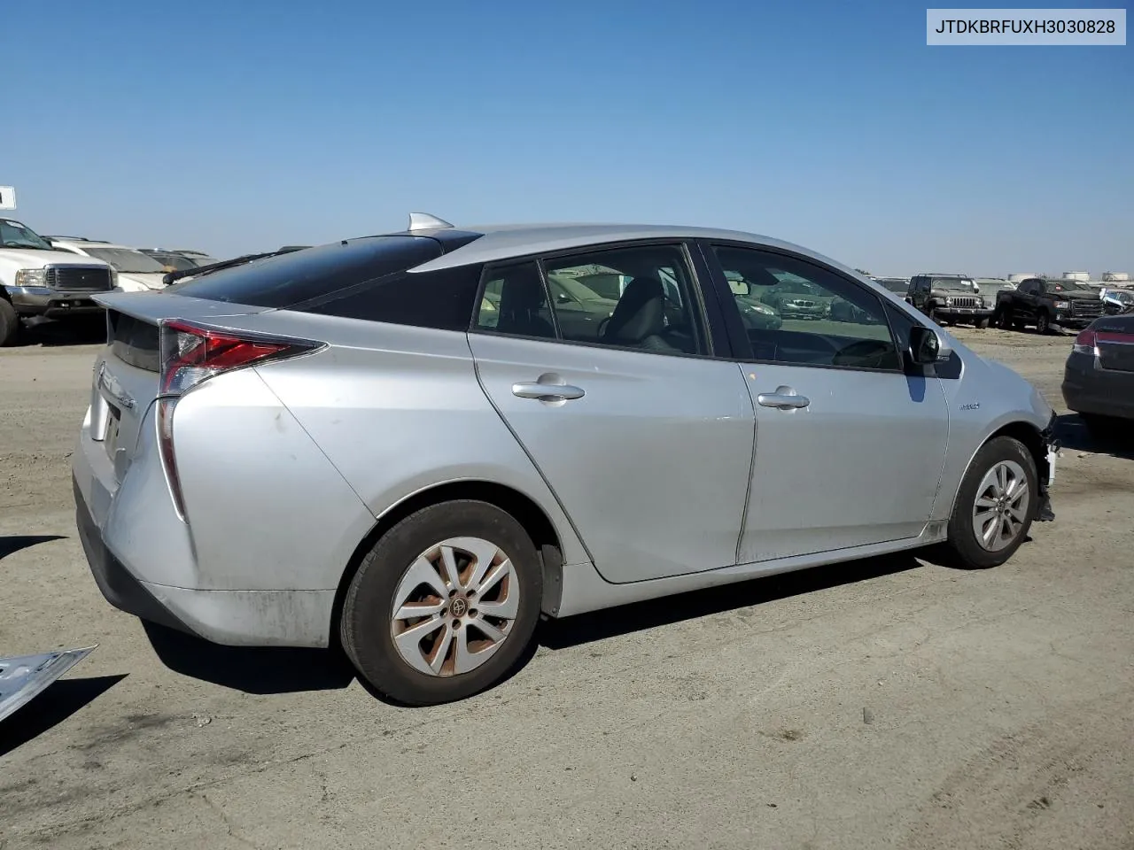 JTDKBRFUXH3030828 2017 Toyota Prius