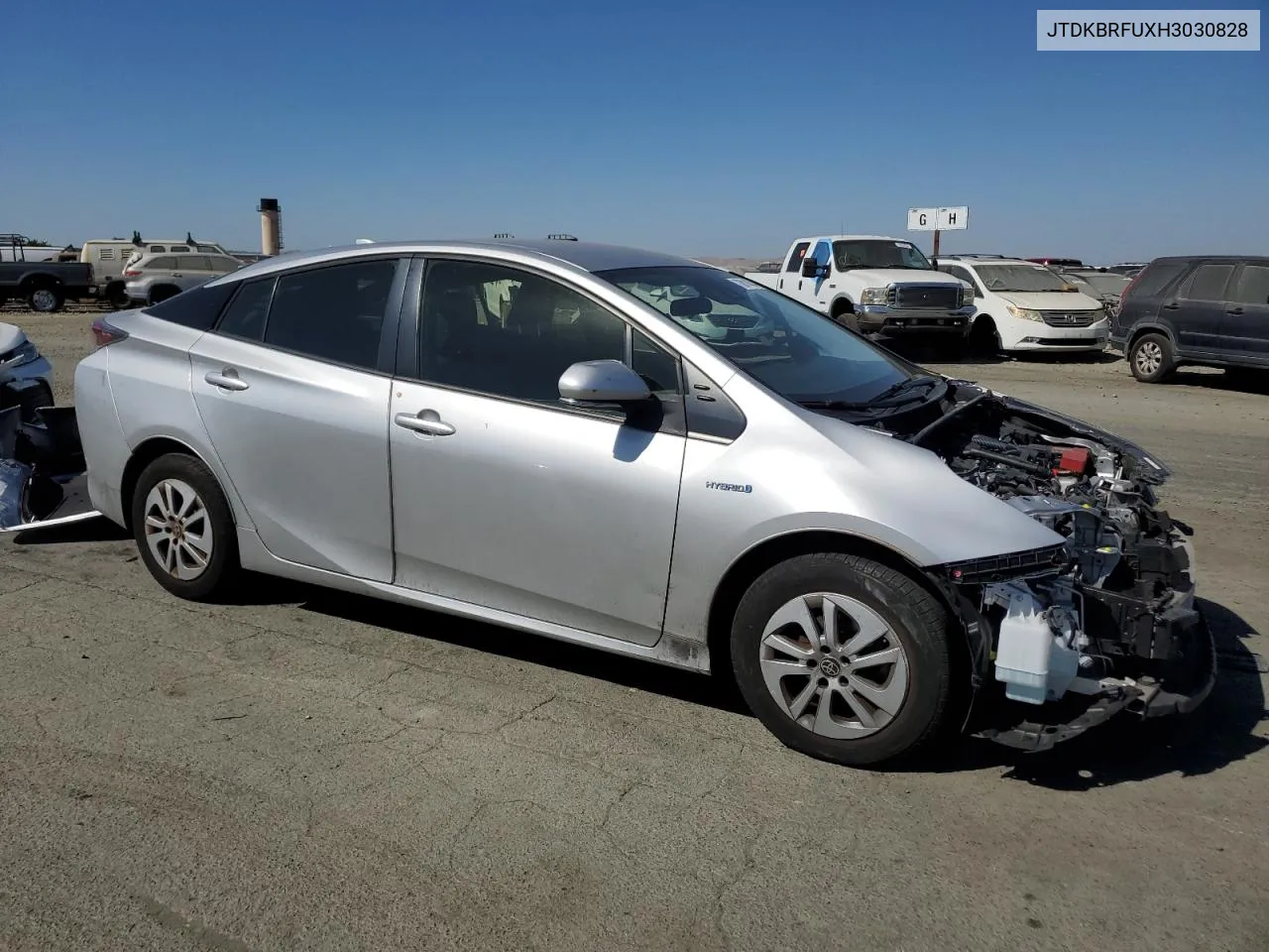 2017 Toyota Prius VIN: JTDKBRFUXH3030828 Lot: 73811454