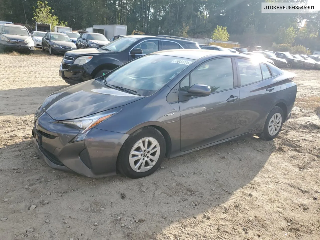 2017 Toyota Prius VIN: JTDKBRFU5H3545901 Lot: 73933114