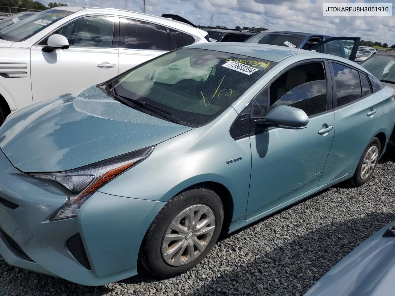 2017 Toyota Prius VIN: JTDKARFU8H3051910 Lot: 73983394