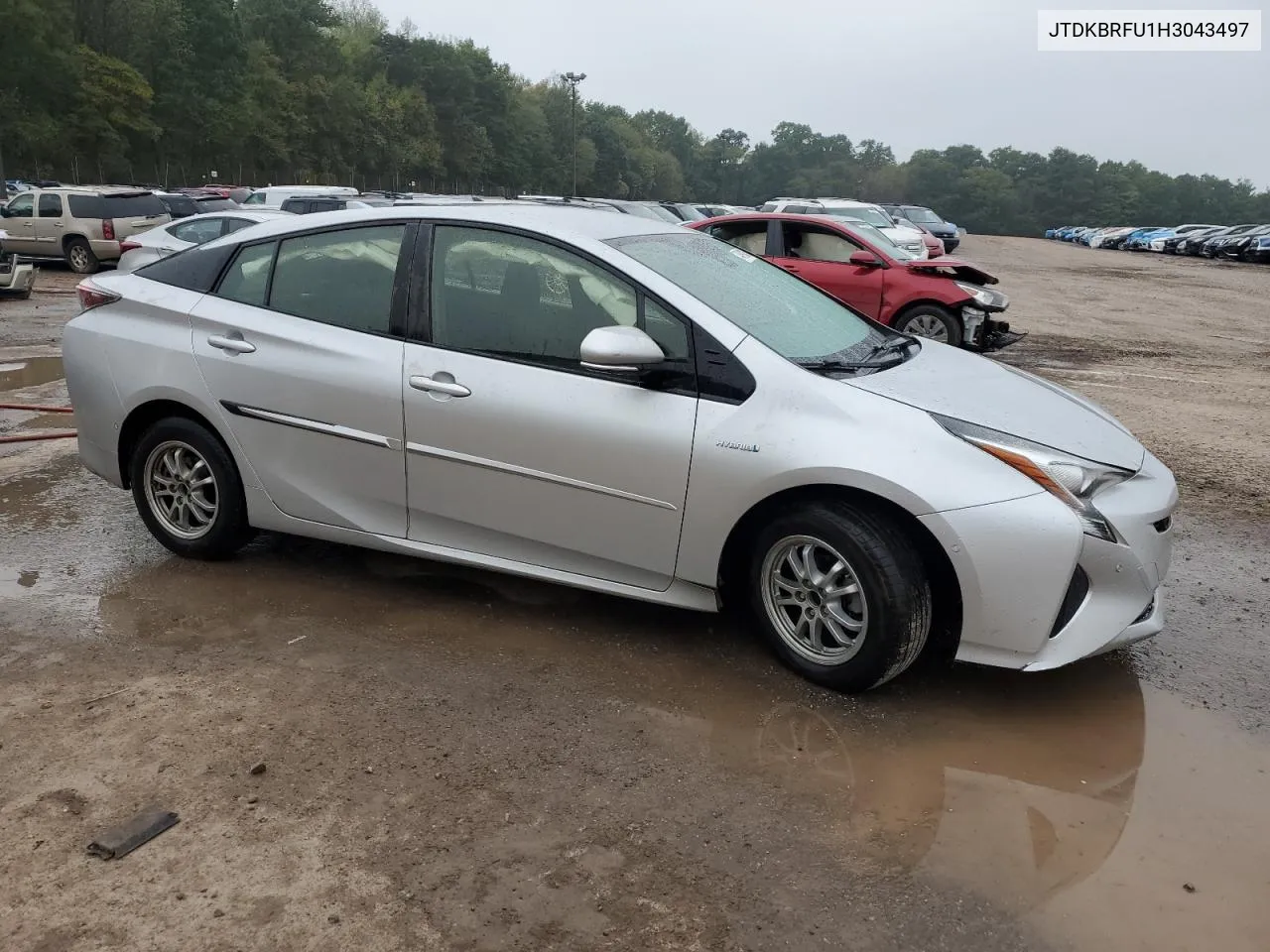 2017 Toyota Prius VIN: JTDKBRFU1H3043497 Lot: 74049124