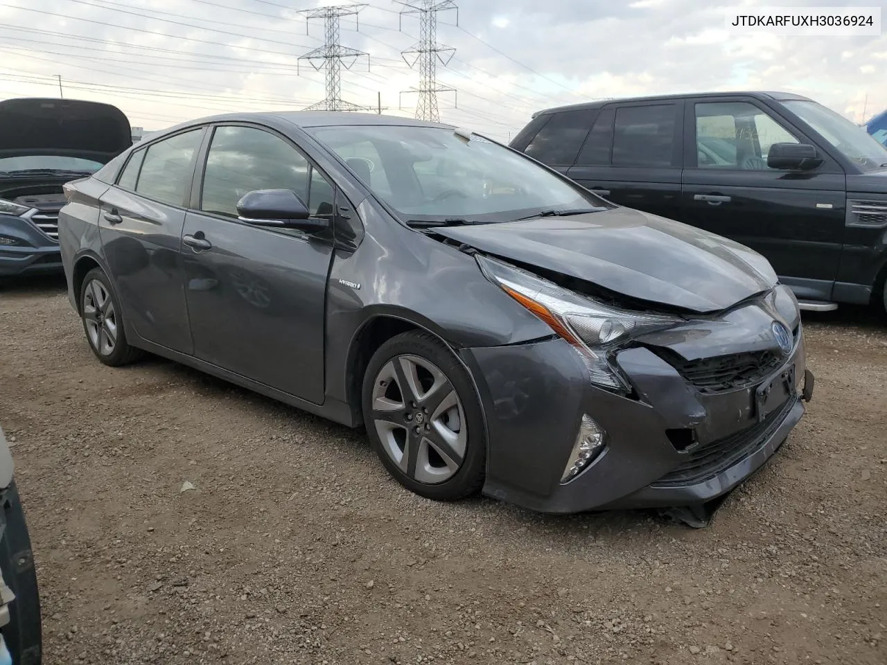 2017 Toyota Prius VIN: JTDKARFUXH3036924 Lot: 74095824