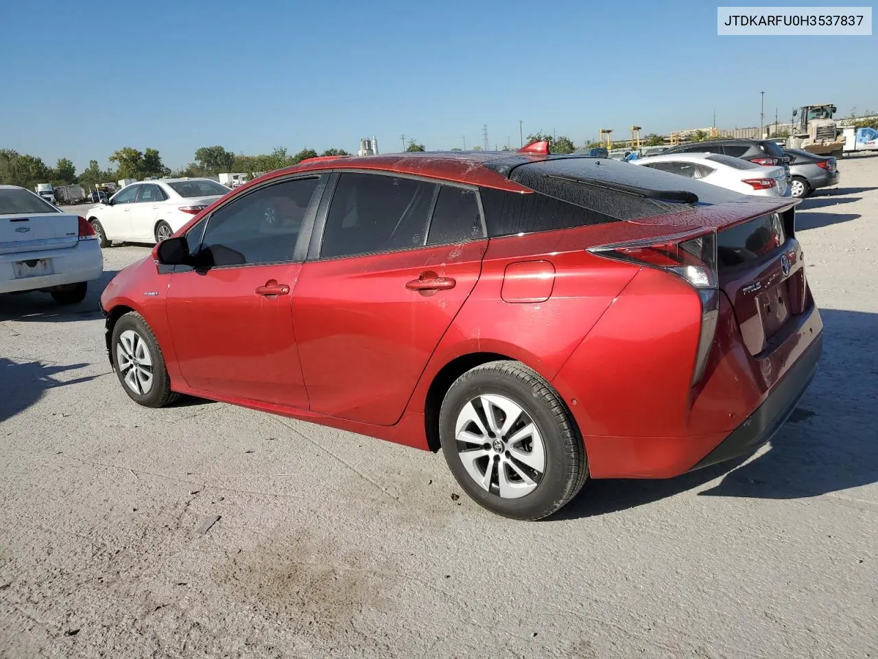 2017 Toyota Prius VIN: JTDKARFU0H3537837 Lot: 74121614