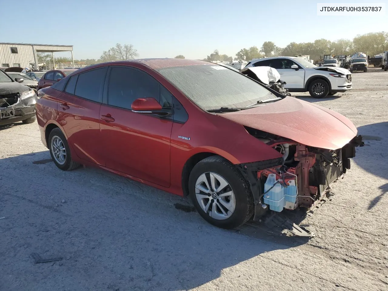 2017 Toyota Prius VIN: JTDKARFU0H3537837 Lot: 74121614