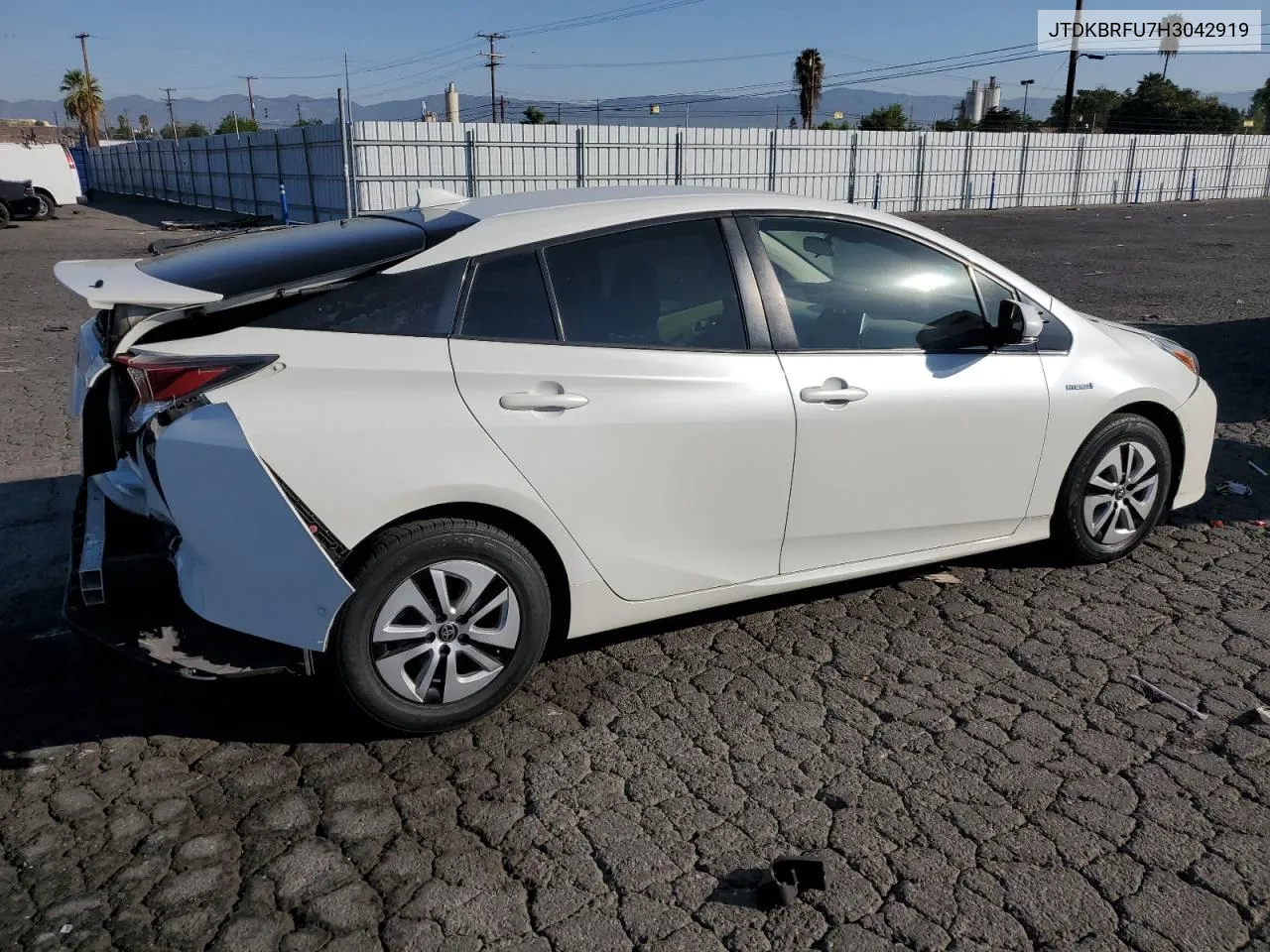 2017 Toyota Prius VIN: JTDKBRFU7H3042919 Lot: 74143944