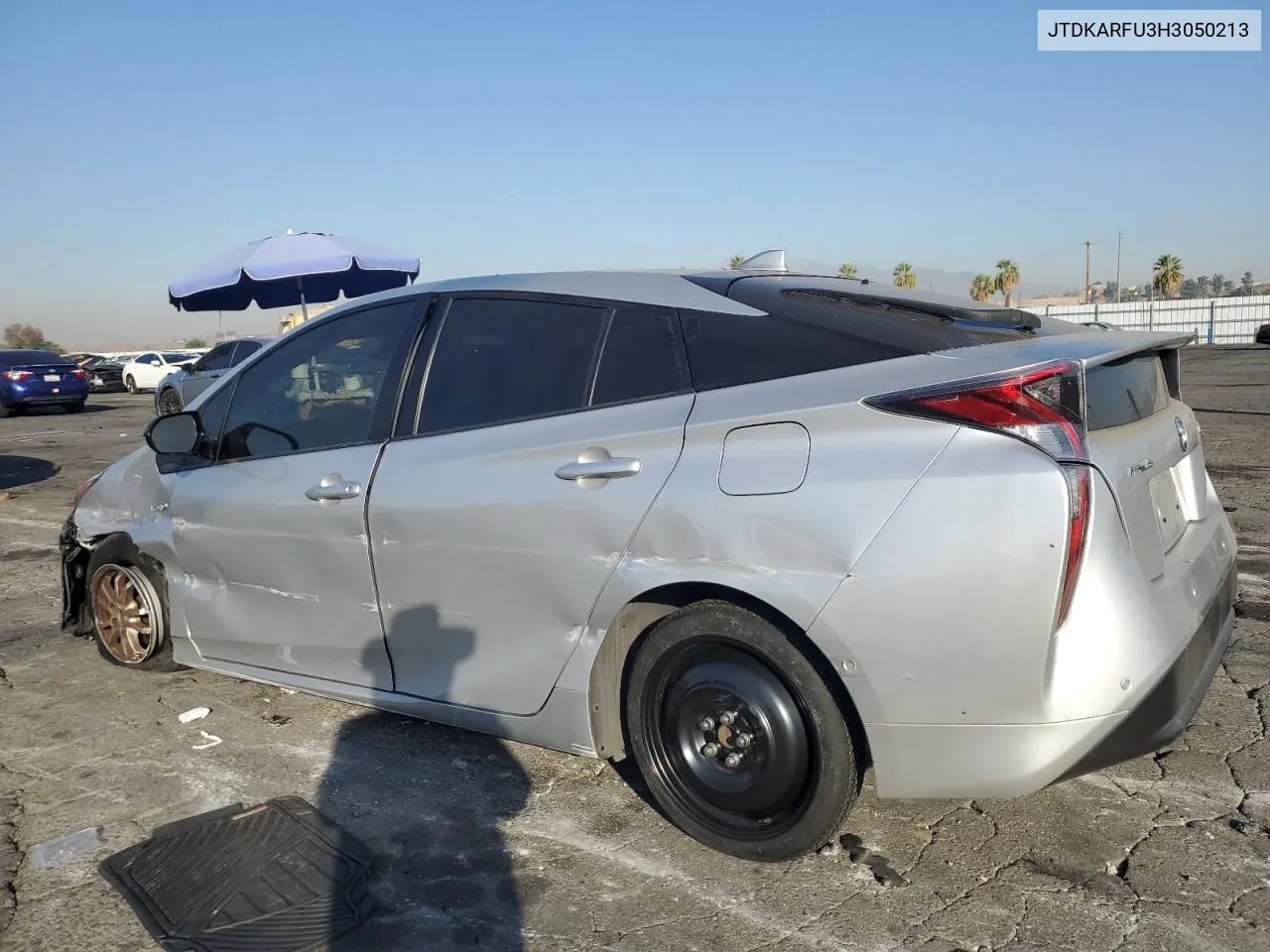 2017 Toyota Prius VIN: JTDKARFU3H3050213 Lot: 74233454