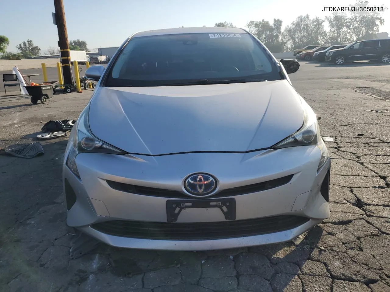 2017 Toyota Prius VIN: JTDKARFU3H3050213 Lot: 74233454