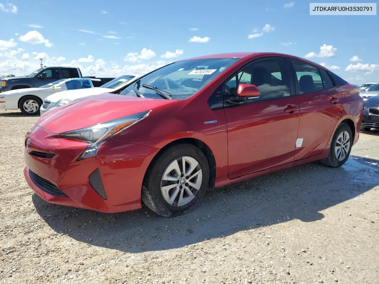 2017 Toyota Prius VIN: JTDKARFU0H3530791 Lot: 74263094