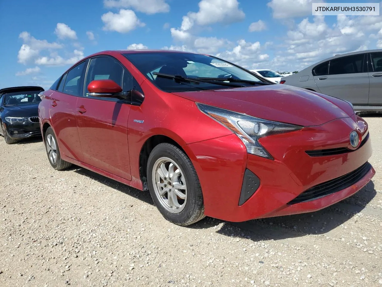 2017 Toyota Prius VIN: JTDKARFU0H3530791 Lot: 74263094