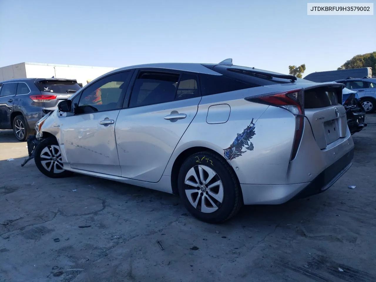 2017 Toyota Prius VIN: JTDKBRFU9H3579002 Lot: 74349534