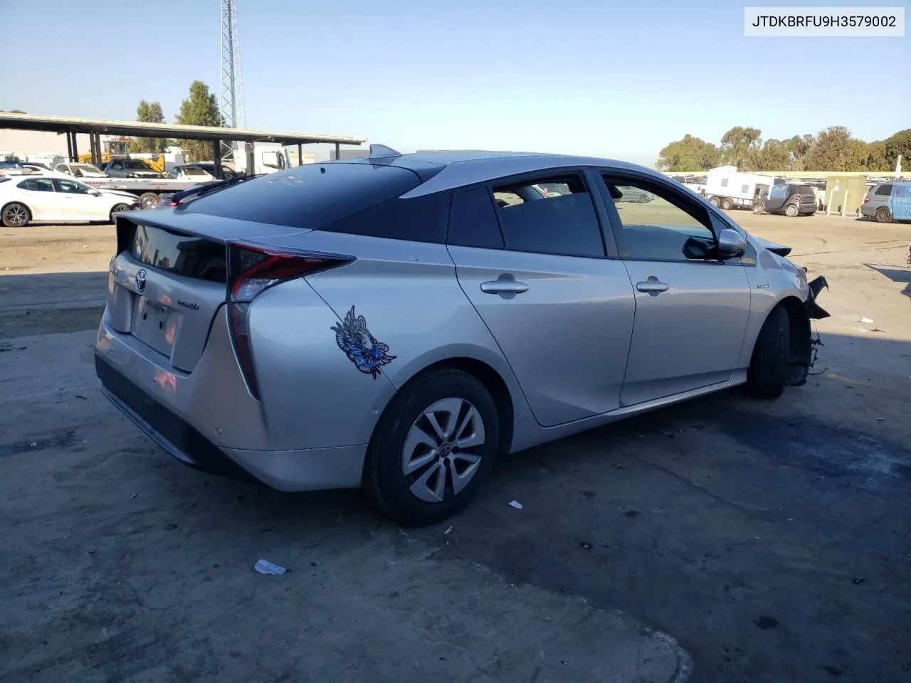 2017 Toyota Prius VIN: JTDKBRFU9H3579002 Lot: 74349534