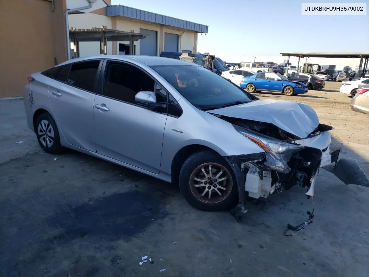 2017 Toyota Prius VIN: JTDKBRFU9H3579002 Lot: 74349534