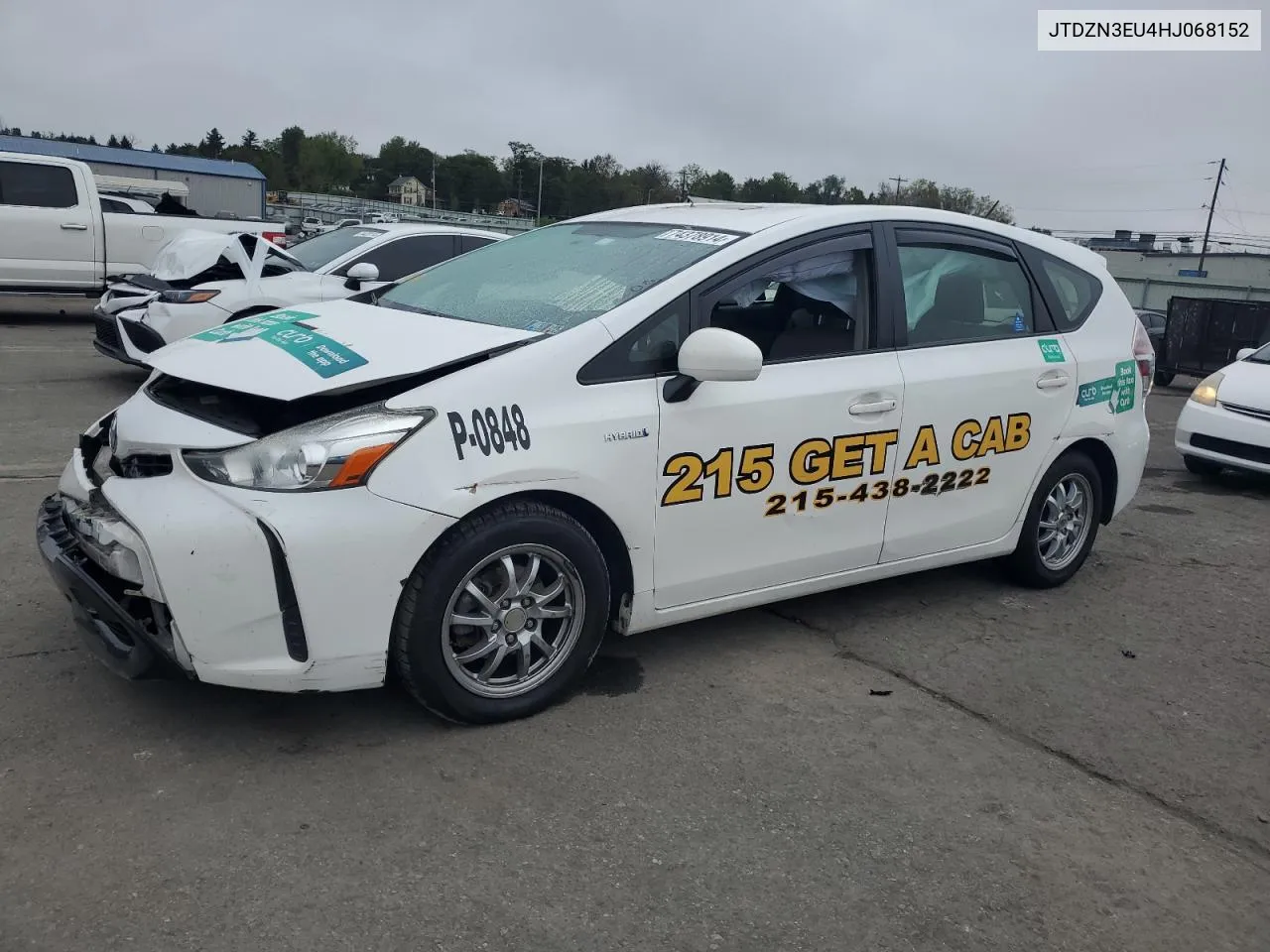 2017 Toyota Prius V VIN: JTDZN3EU4HJ068152 Lot: 74378914