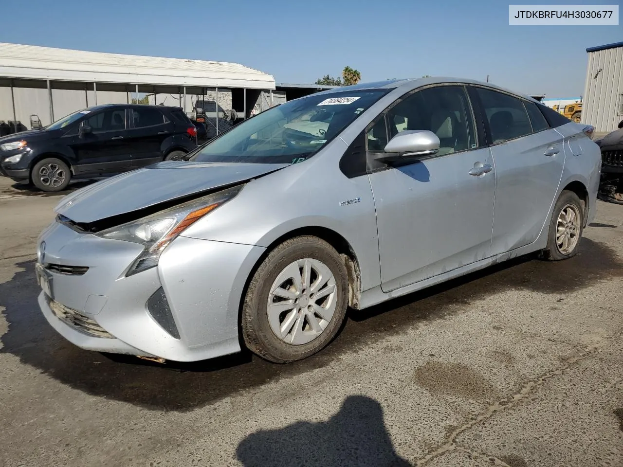 2017 Toyota Prius VIN: JTDKBRFU4H3030677 Lot: 74384254