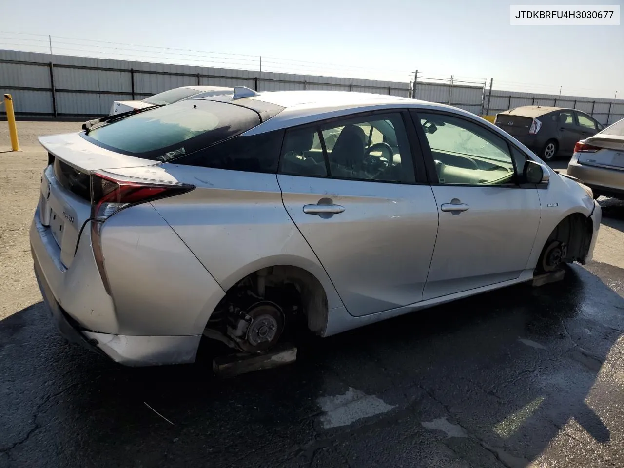 2017 Toyota Prius VIN: JTDKBRFU4H3030677 Lot: 74384254