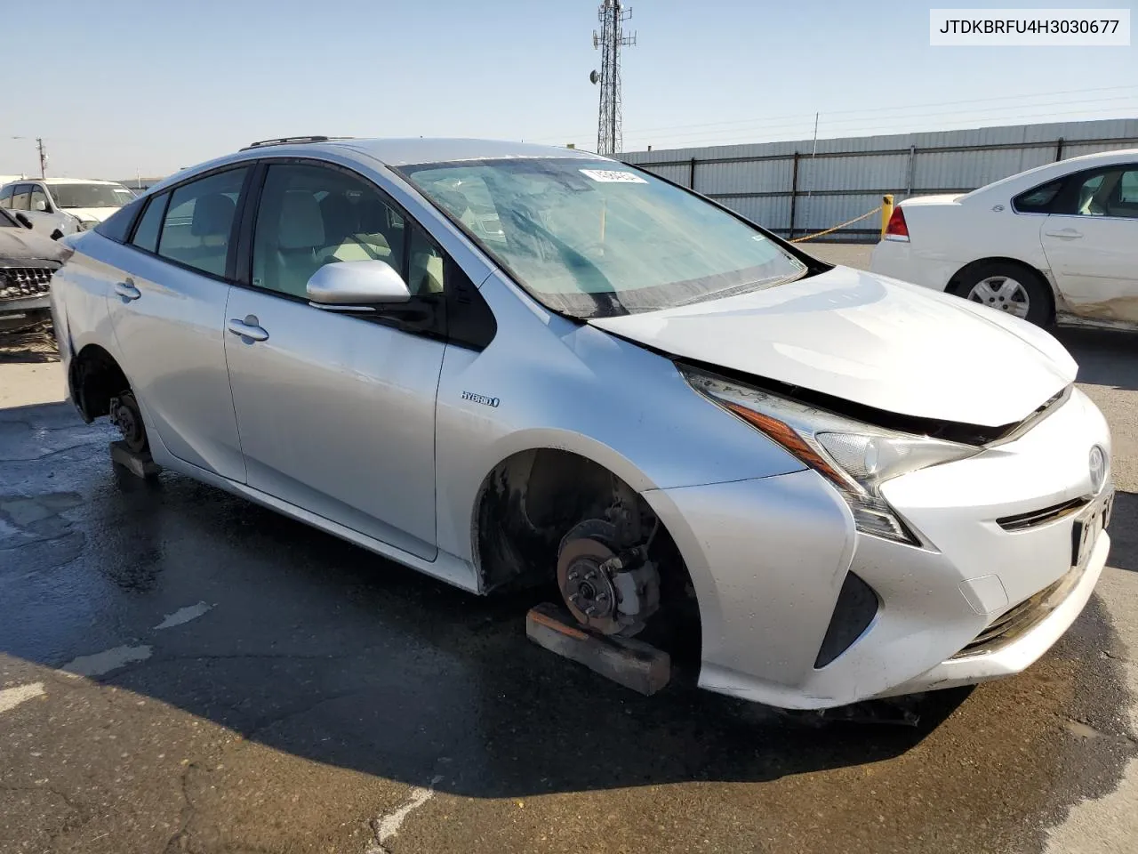 2017 Toyota Prius VIN: JTDKBRFU4H3030677 Lot: 74384254