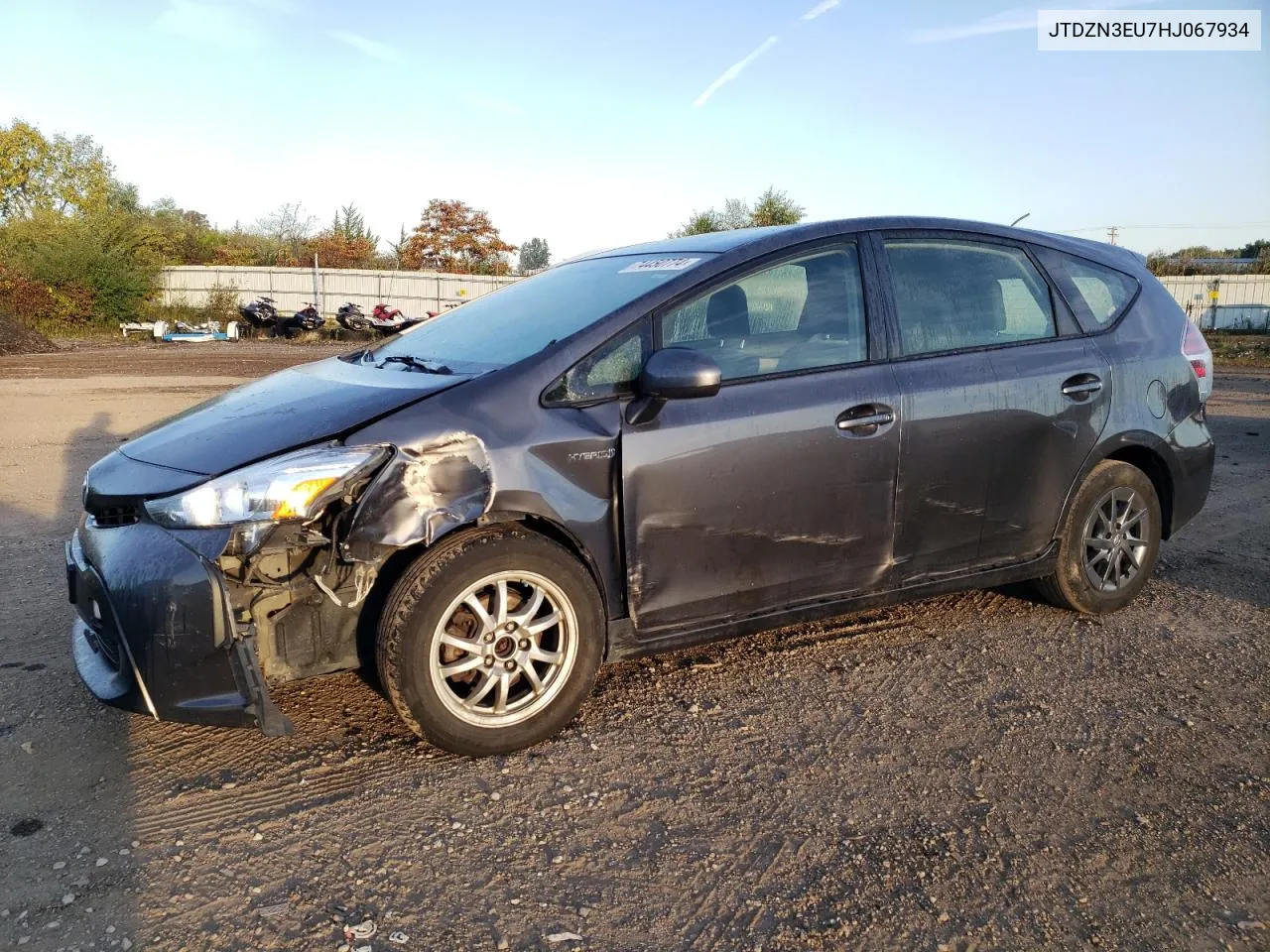 2017 Toyota Prius V VIN: JTDZN3EU7HJ067934 Lot: 74450774