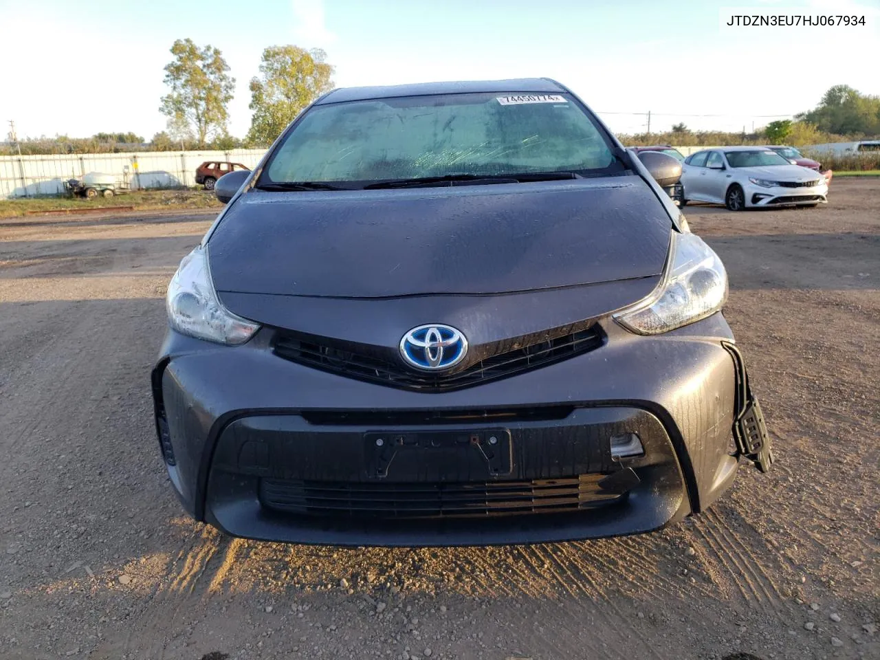 2017 Toyota Prius V VIN: JTDZN3EU7HJ067934 Lot: 74450774