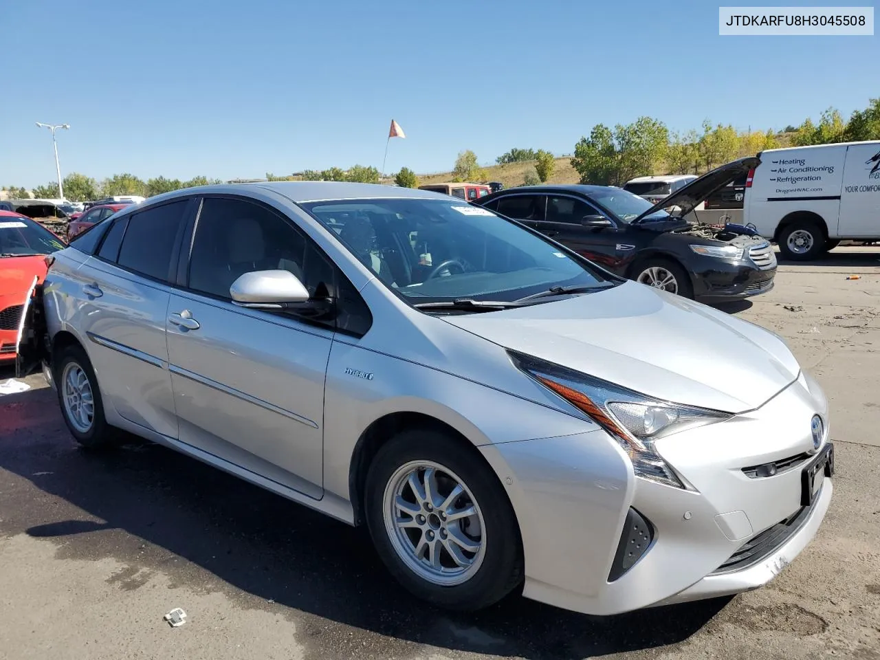 2017 Toyota Prius VIN: JTDKARFU8H3045508 Lot: 74479854