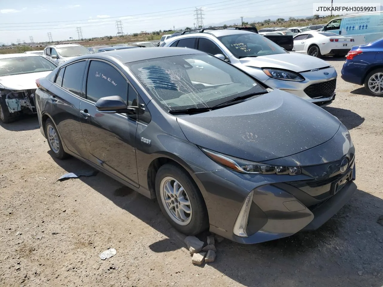 2017 Toyota Prius Prime VIN: JTDKARFP6H3059921 Lot: 74486604