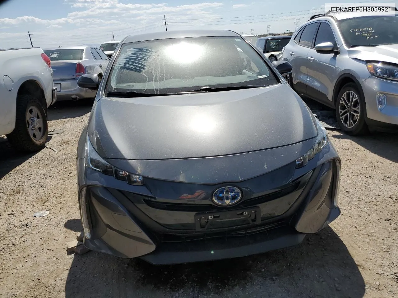 2017 Toyota Prius Prime VIN: JTDKARFP6H3059921 Lot: 74486604