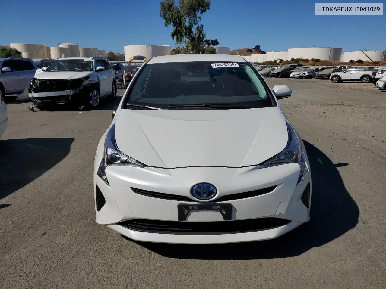 2017 Toyota Prius VIN: JTDKARFUXH3041069 Lot: 74636554