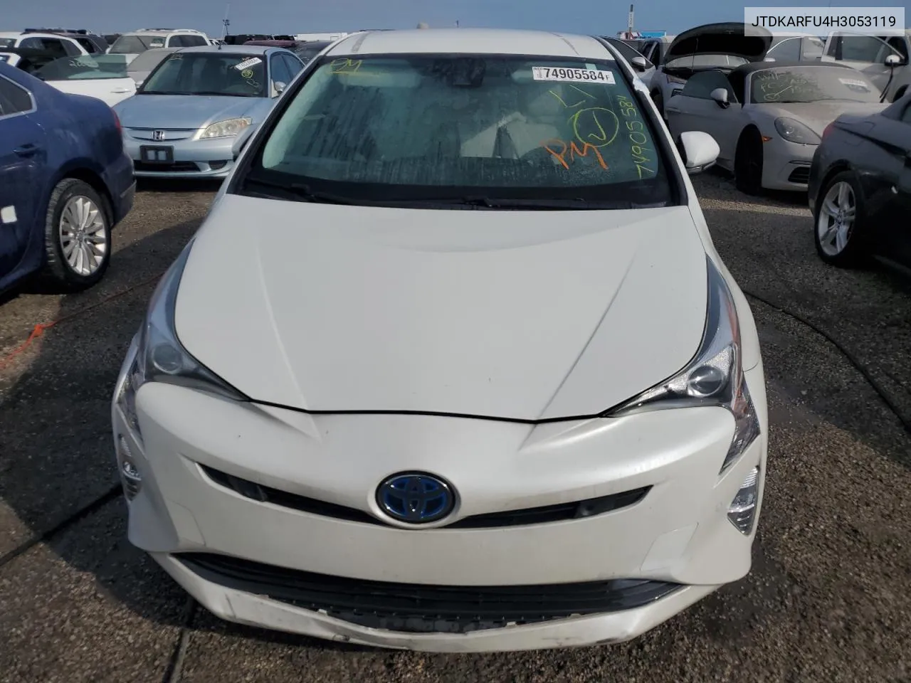 2017 Toyota Prius VIN: JTDKARFU4H3053119 Lot: 74905584