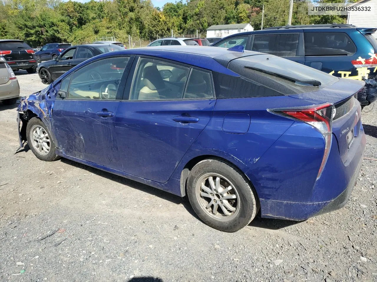 2017 Toyota Prius VIN: JTDKBRFU2H3536332 Lot: 74966984