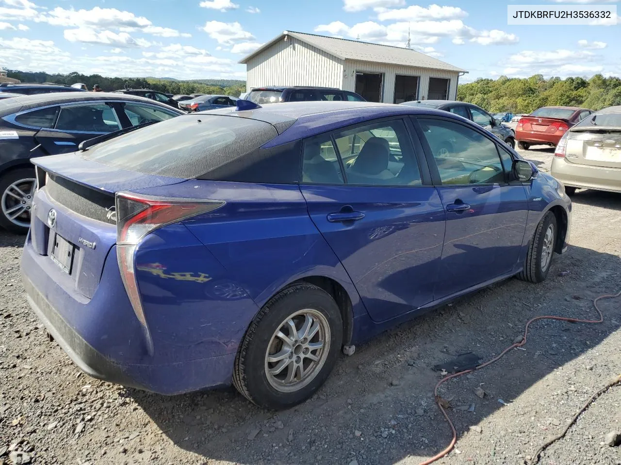 2017 Toyota Prius VIN: JTDKBRFU2H3536332 Lot: 74966984