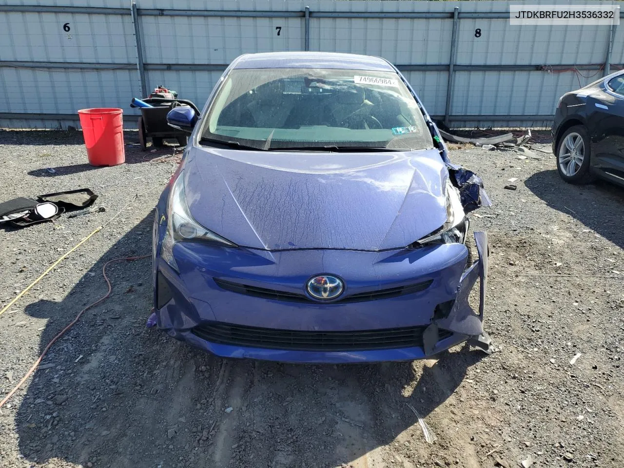 2017 Toyota Prius VIN: JTDKBRFU2H3536332 Lot: 74966984